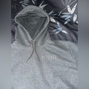 Gray puma hoodie